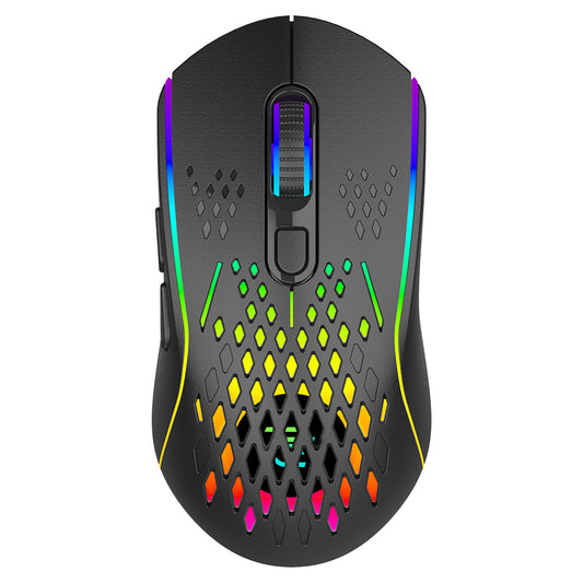 Bezdrôtová herná myš Proove Buzz, RGB, 800DPI - 4800DPI, Čierna WMBU00022401