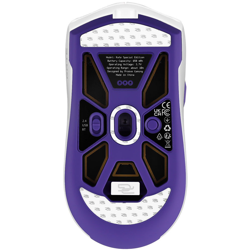 Bezdrôtová herná myš Proove Rate Special Edition, 800DPI - 12000DPI, Biela CMRTWRS03002