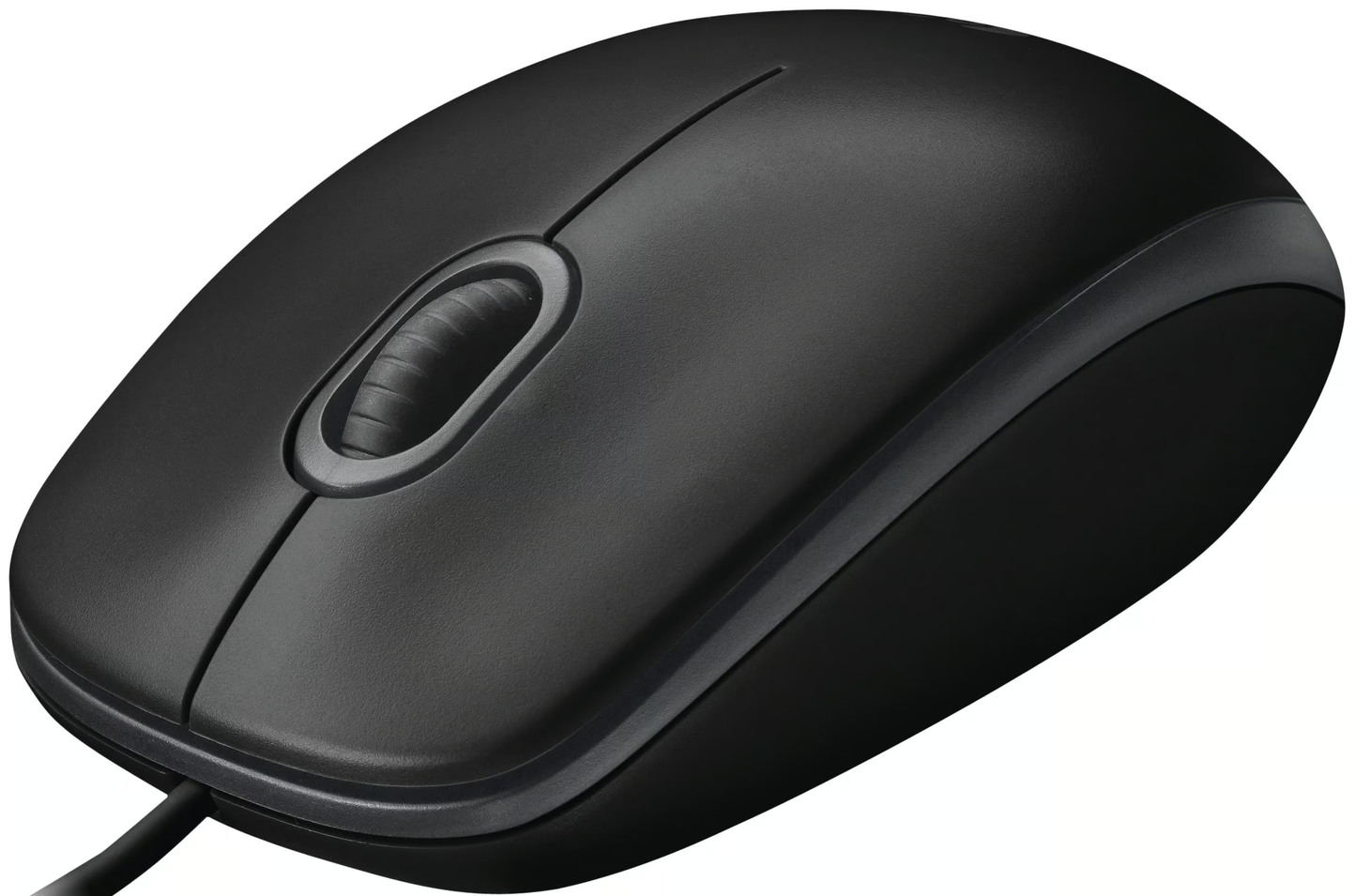 Mouse Wired USB Logitech B100, 1000DPI, Čierny 910-003357