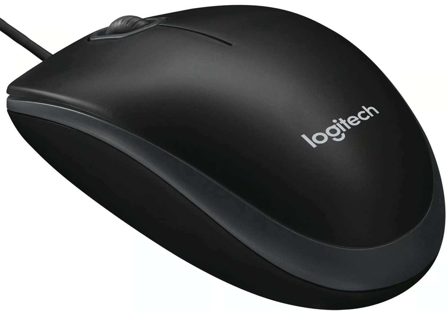 Mouse Wired USB Logitech B100, 1000DPI, Čierny 910-003357