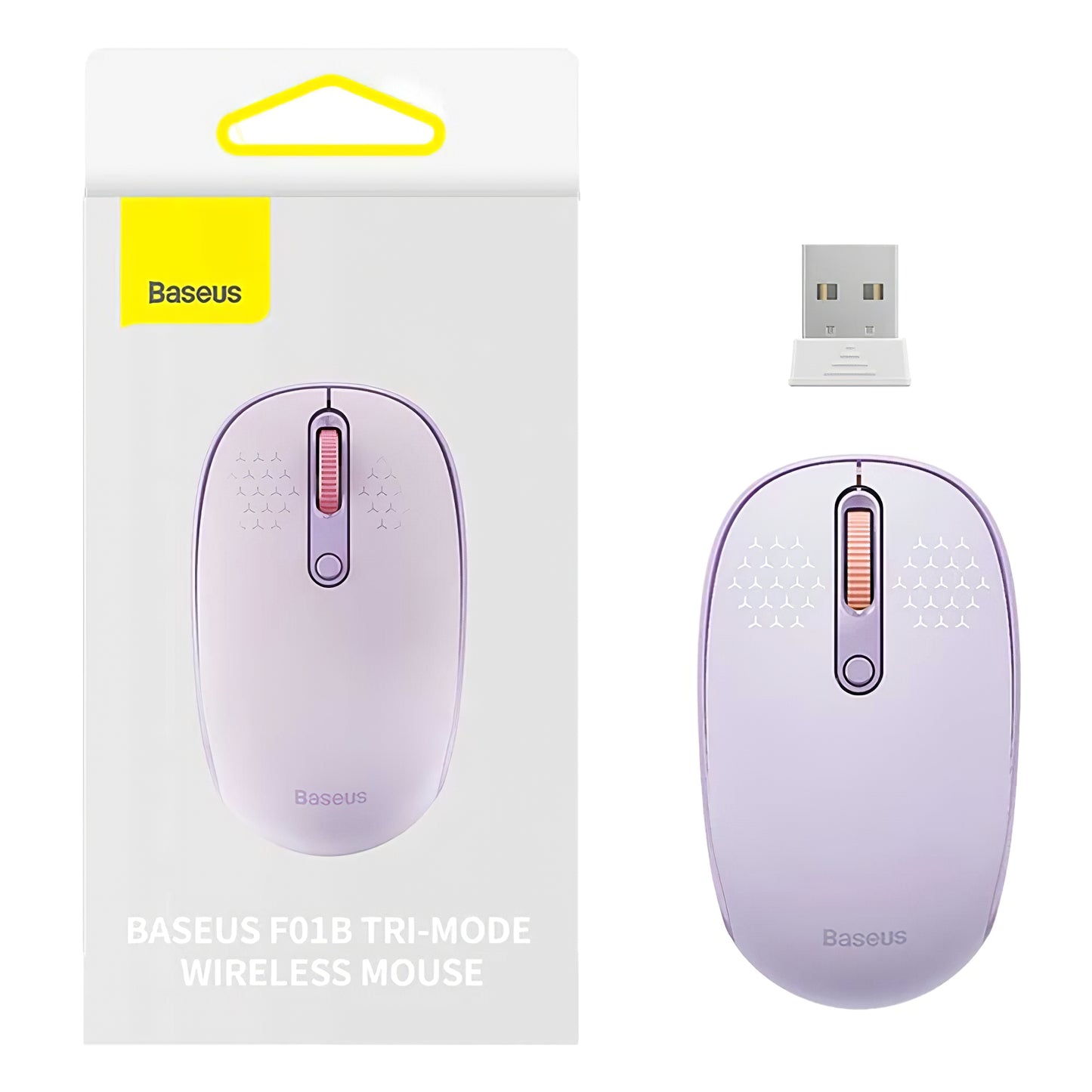 Bezdrôtová myš Baseus F01B Tri-Mode, 1600DPI, BT / Wi-Fi, Mov B01055503513-00