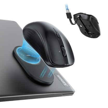 Bezdrôtová myš ESR MagMouse, 800DPI - 4800DPI, BT / Wi-Fi, Čierna