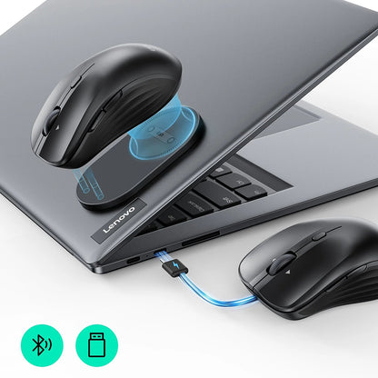 Bezdrôtová myš ESR MagMouse, 800DPI - 4800DPI, BT / Wi-Fi, Čierna