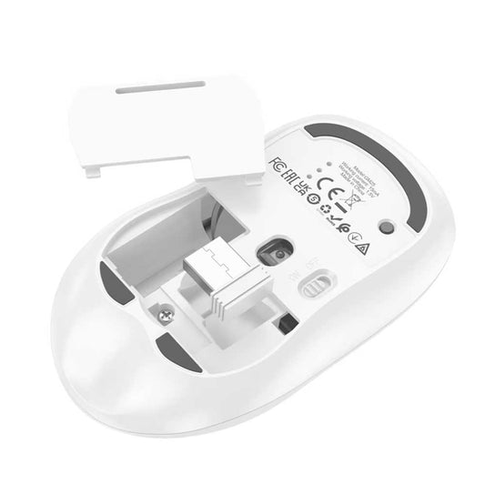Bezdrôtová myš HOCO GM25, 1600DPI, BT / Wi-Fi, Biela