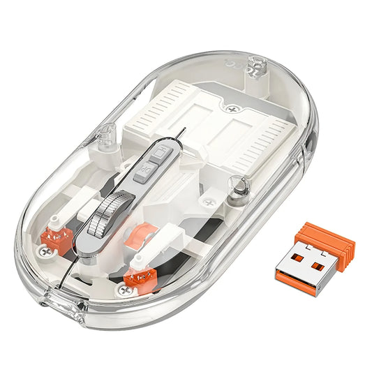 Bezdrôtová myš HOCO GM35, 1600DPI, BT / Wi-Fi, Biela