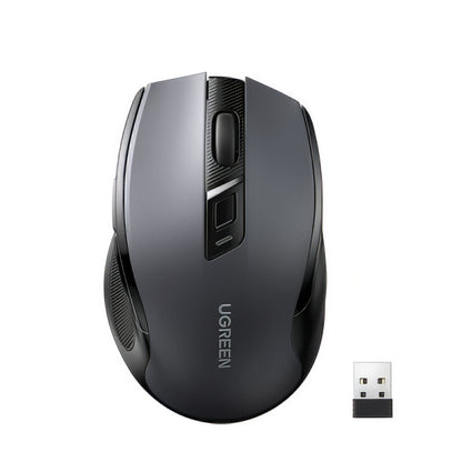 Bezdrôtová myš UGREEN MU006 (90855), 4000DPI, BT / Wi-Fi, Sivá