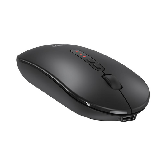 Bezdrôtová myš XO Design M13 Silent Tri-mode, 1600DPI, BT / Wi-Fi, čierna