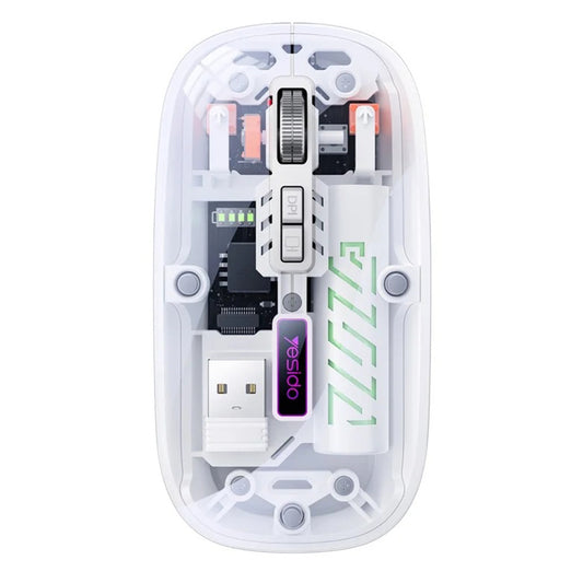 Bezdrôtová myš Yesido KB29, 800DPI - 1600DPI, BT / Wi-Fi, Biela