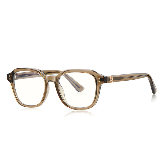 Okuliare na počítač pre mužov Techsuit 2227, Anti-Blue Light, Svetlohnedé