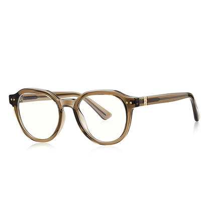 Okuliare na počítač pre mužov Techsuit 2228, Anti-Blue Light, Svetlohnedé