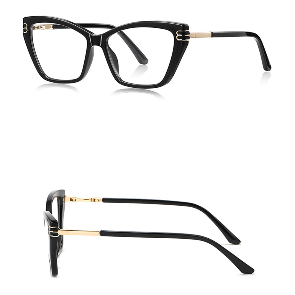 Dámske počítačové okuliare Techsuit 2262, Anti-Blue Light, čierne