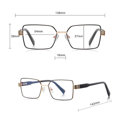 Dámske počítačové okuliare Techsuit 3160, Anti-Blue Light, čierne