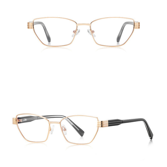 Dámske počítačové okuliare Techsuit 3162, Anti-Blue Light, Zlaté