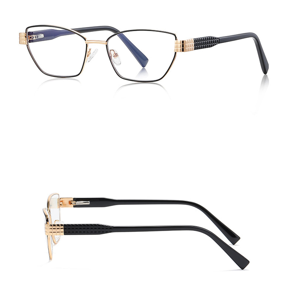 Dámske počítačové okuliare Techsuit 3162, Anti-Blue Light, čierne