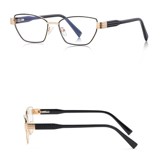 Dámske počítačové okuliare Techsuit 3162, Anti-Blue Light, čierne