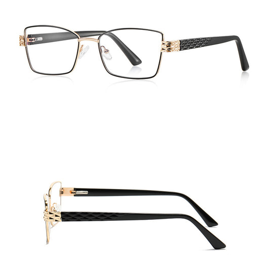 Dámske počítačové okuliare Techsuit 3171, Anti-Blue Light, čierne