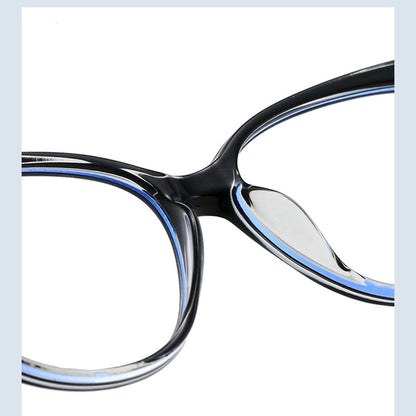 Techsuit Women's Computer Glasses F5018-C8, Anti-Blue Light, Blue