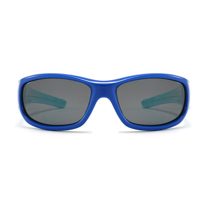 Techsuit 800-C29 Kids' Sports Sunglasses, Polarized, Blue