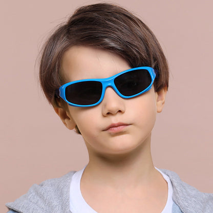 Techsuit 816-C13 Kids' Sport Sunglasses, Polarized, Black