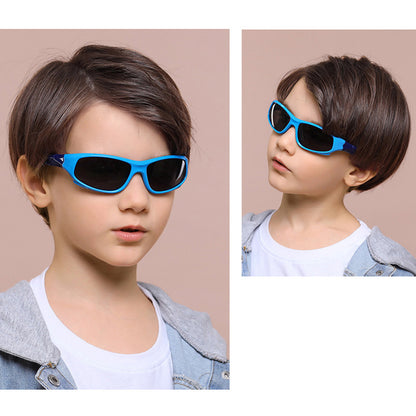 Techsuit 816-C3 Kids' Sport Sunglasses, Polarized, Pink Green
