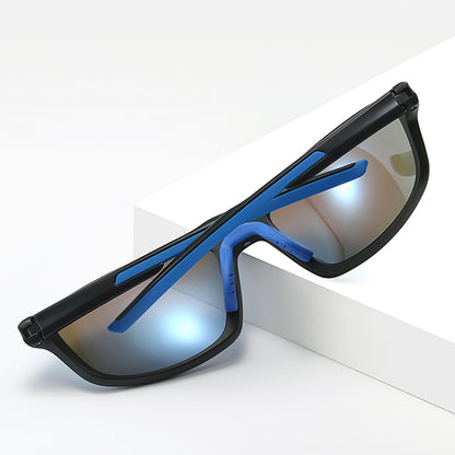 Unisex Cycling Glasses Techsuit 3047, UV Protection, Orange