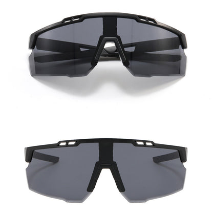 Unisex cyklistické okuliare Techsuit 9963, čierno-sivé