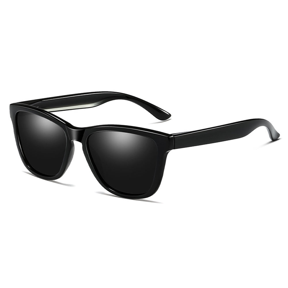 Pánske slnečné okuliare Techsuit 0717, polarizované, UV ochrana, čierne
