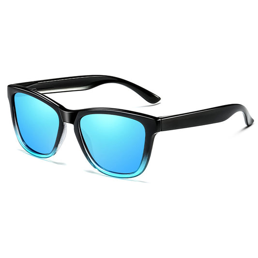 Pánske slnečné okuliare Techsuit 0717, polarizované, UV ochrana, čierno-modré