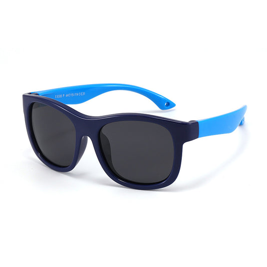 Detské slnečné okuliare Techsuit 8306-C31, polarizované, čierno-modré