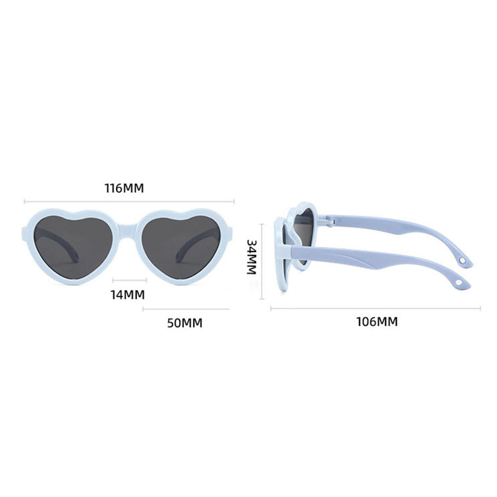 Detské slnečné okuliare Techsuit 23070, polarizované, UV ochrana, čierno-červené