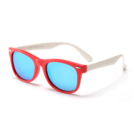 Detské slnečné okuliare Techsuit D802, polarizované, UV ochrana, modré