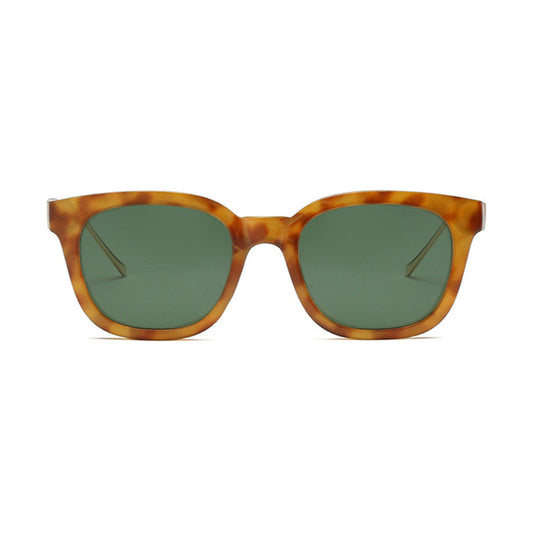 Dámske slnečné okuliare Techsuit 2050, polarizované, UV ochrana, hnedo-zelené