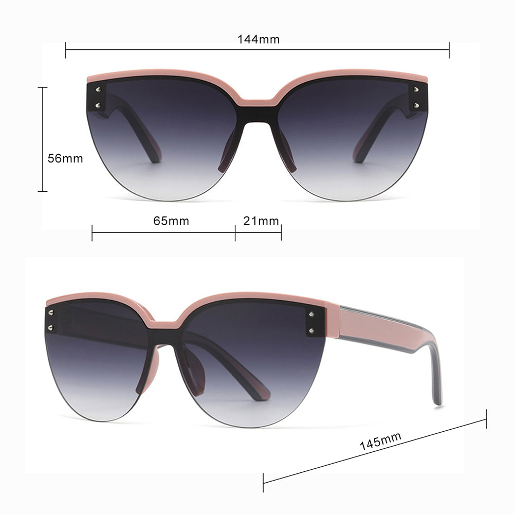Dámske slnečné okuliare Techsuit 6506, zeleno-hnedé