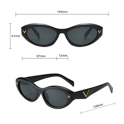 Dámske slnečné okuliare Techsuit 77115, čierne
