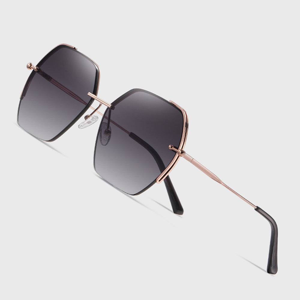 Techsuit Women's Sunglasses 8561, Pink Gold Gray
