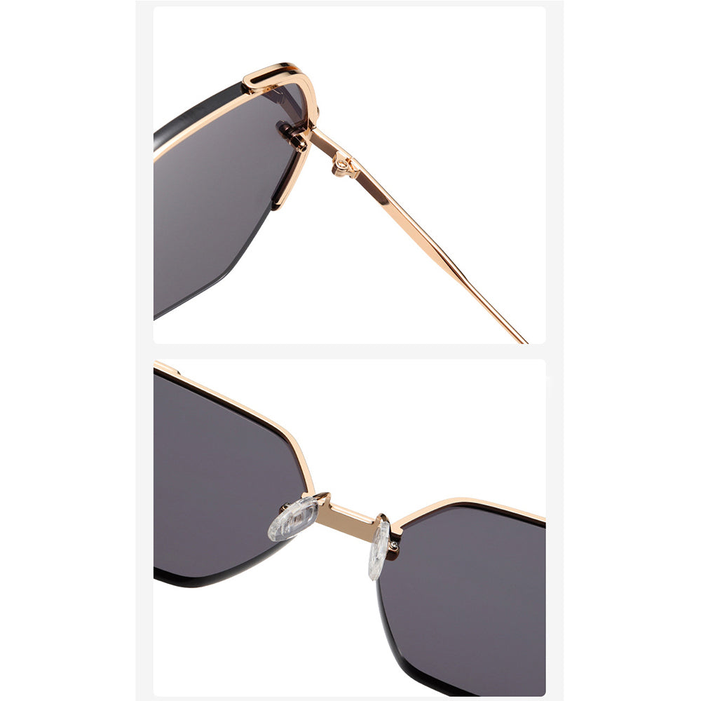 Techsuit Women's Sunglasses 8561, Pink Gold Gray