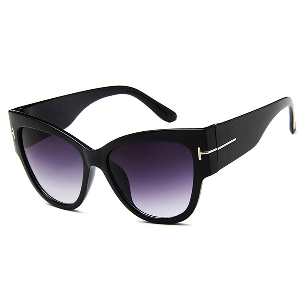 Techsuit 9778 Women's Sunglasses, Black Gray