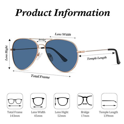 Unisex Techsuit 3025 Sunglasses, UV Protection, Gold Pink Blue