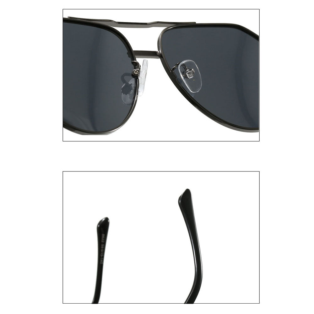Unisex slnečné okuliare Techsuit 8622, polarizované, UV ochrana, tmavosivé