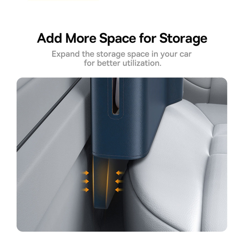 Organizátor Auto Baseus OrganizeFun pre priestor medzi konzolou a sedadlom, Modrý C20256502311-00