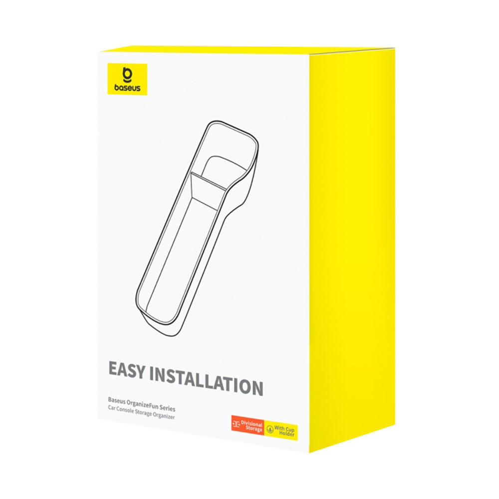 Organizátor Auto Baseus OrganizeFun pre priestor medzi konzolou a sedadlom, Sivý C20256502831-00