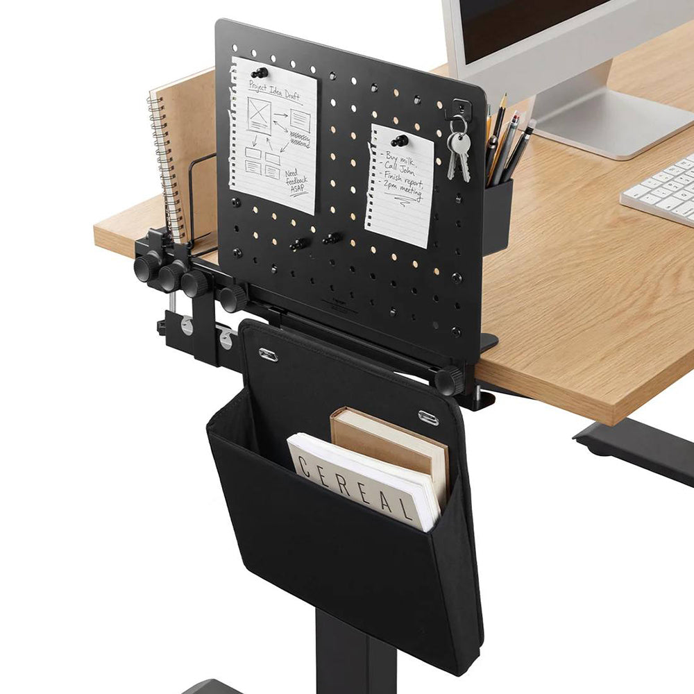 Kovový organizér na stôl Spigen LD406, čierny AHP11401