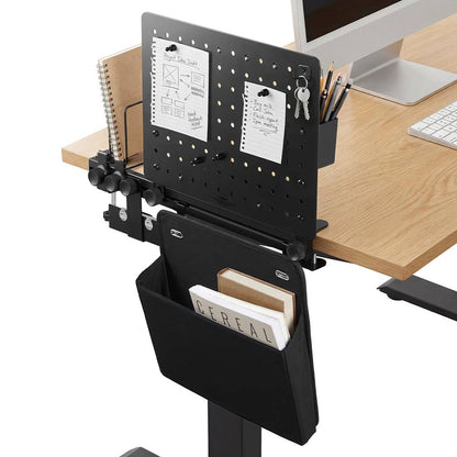 Kovový organizér na stôl Spigen LD406, čierny AHP11401