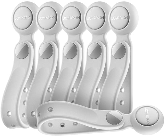 Organizátor káblov Joyroom JR-ZS422, Magnetický, Sada 6 Kusov, Biela
