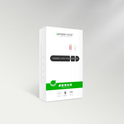 Organizátor káblov UGREEN, Sada 2 kusy, Čierna