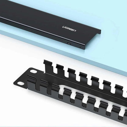 Organizátor káblov UGREEN NW128, 24 portov, čierna