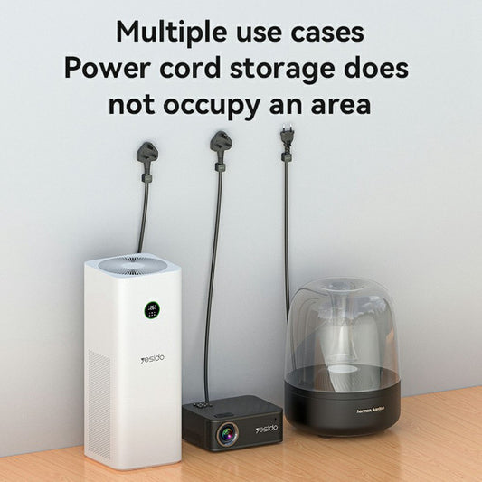 Organizátor káblov Yesido C216BL, Sada 4 kusy, Čierna