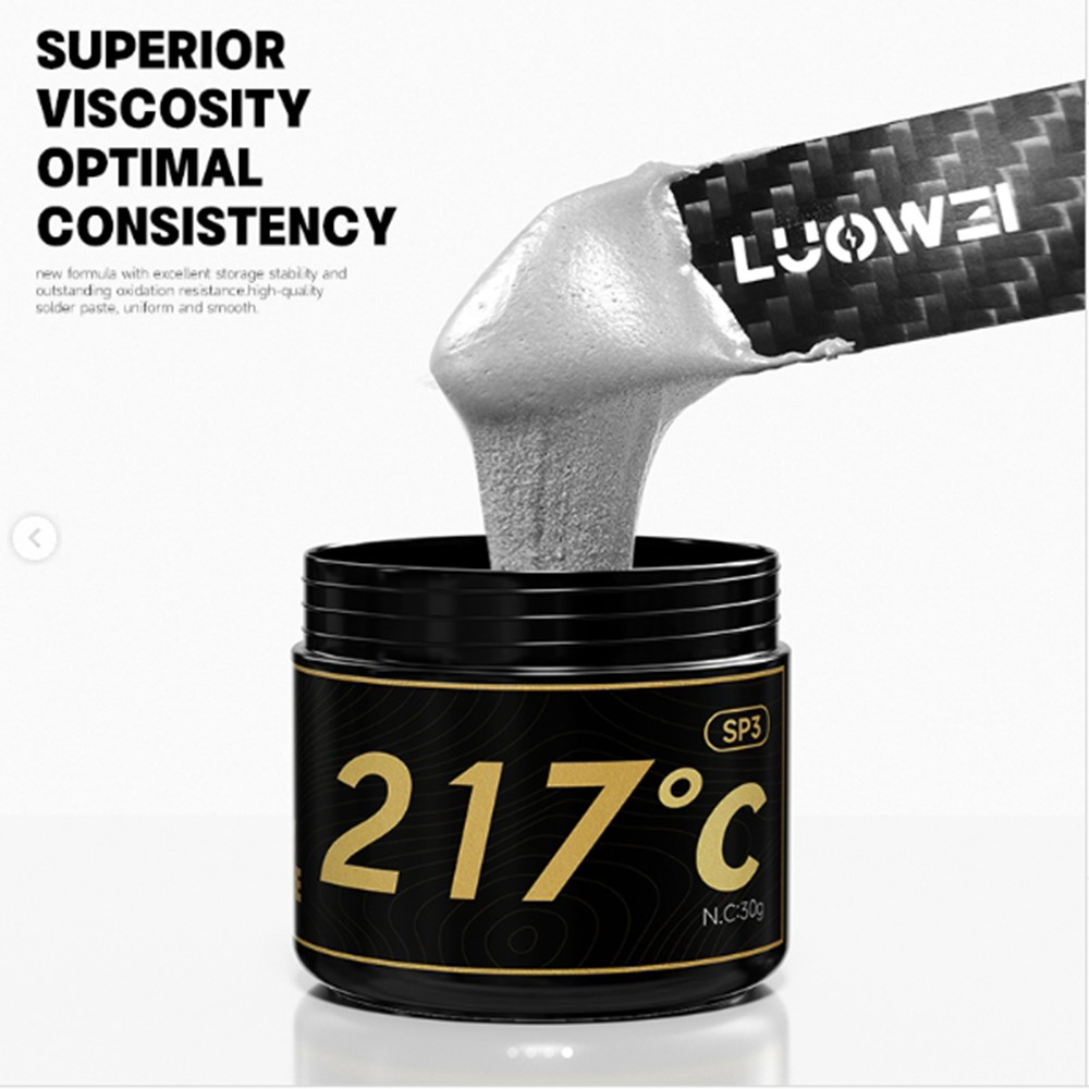 Pasta Fludor Luowei LW-SP3, 30g, Bod topenia 217 stupňov