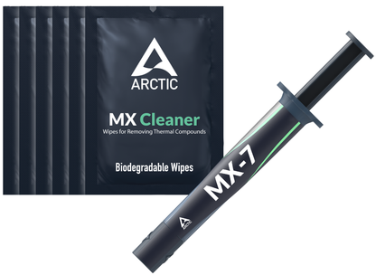 Tepelne vodivá pasta ARCTIC MX-7 + utierky MX Cleaner, typ striekačka, 4g ACTCP00092A