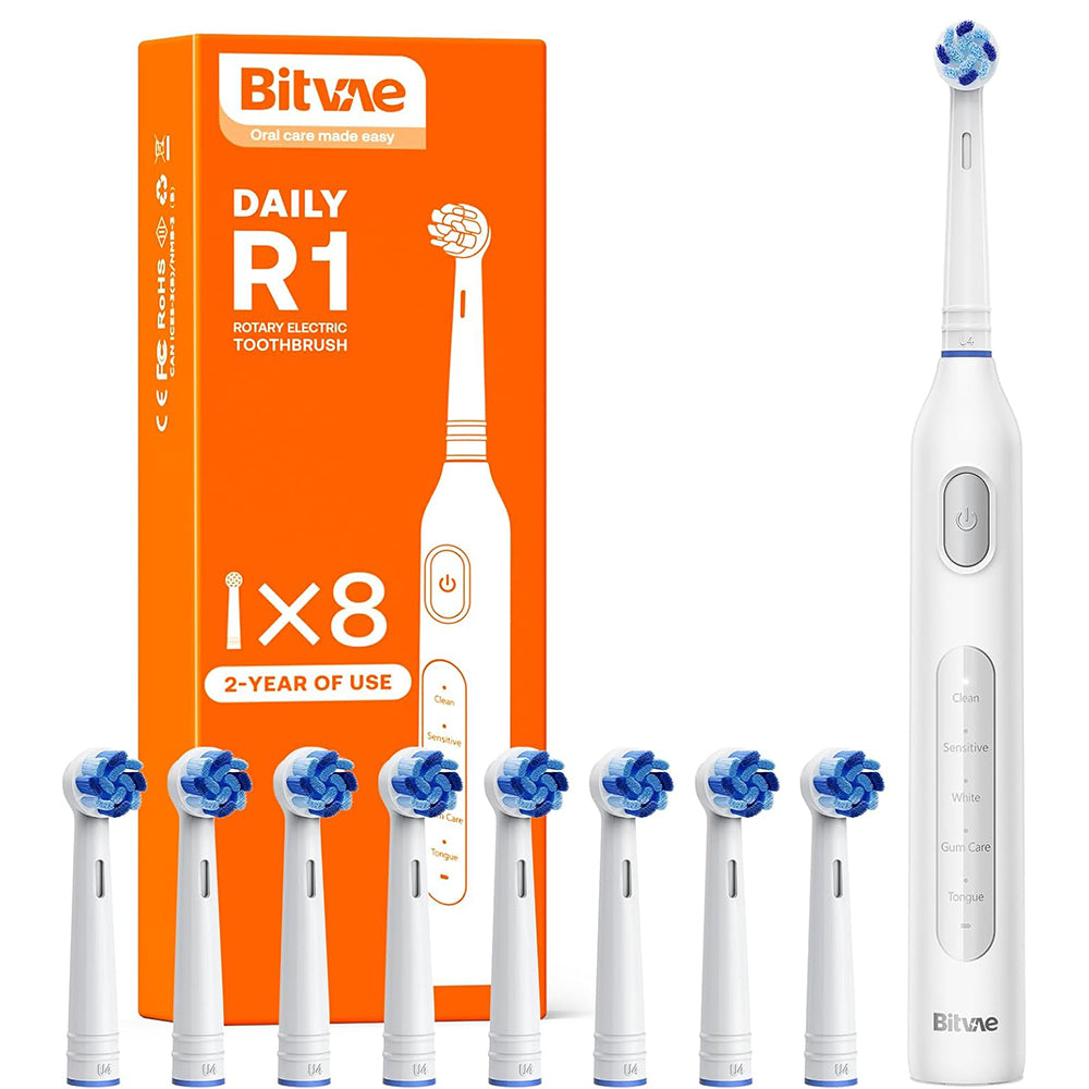 Elektrická zubná kefka Bitvae R1, biela
